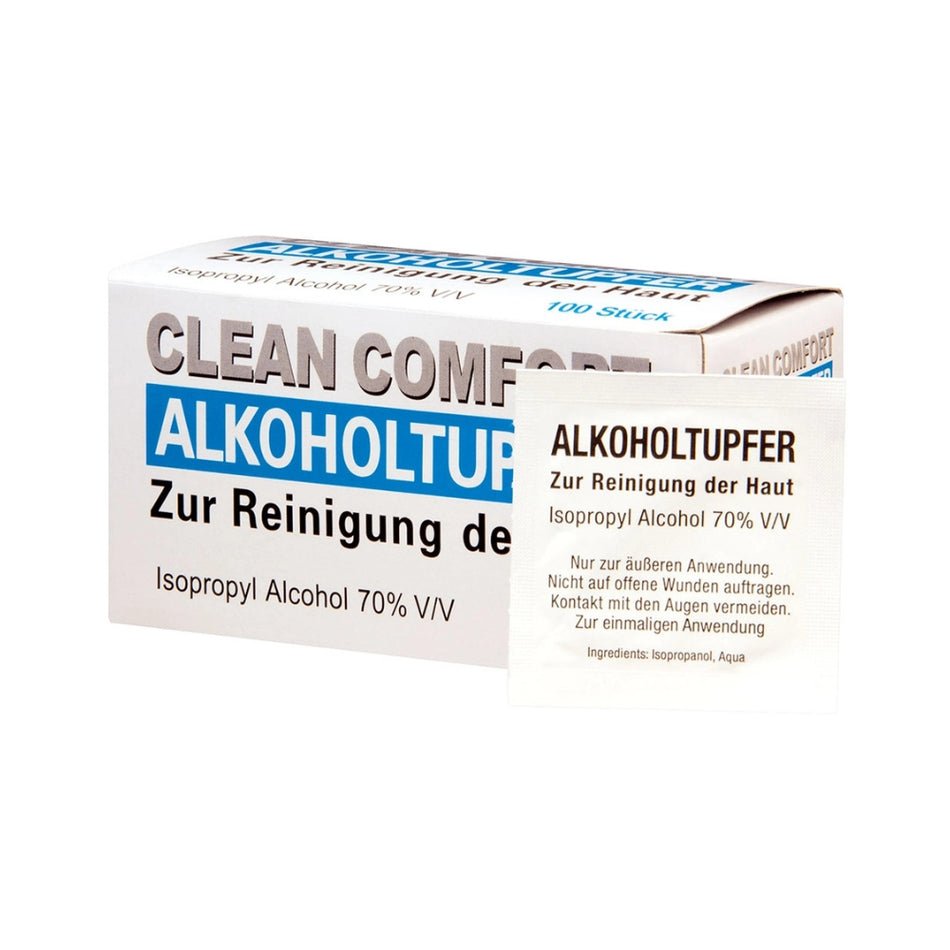 Standard Alkoholtupfer – 70 % Isopropylalkohol, steril