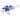 B|Braun Discofix Dreiwegehahn, blau