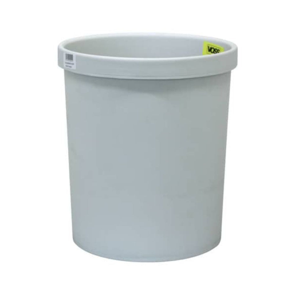 M+M Papierkorb 18 L hellgrau schwer entflammbar