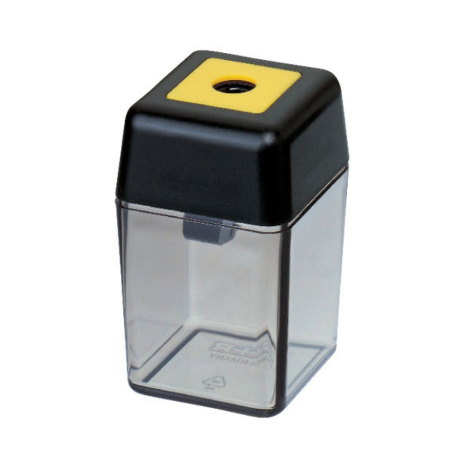 M+R Dosenspitzer transparent/schwarz – für Stifte bis 8 mm