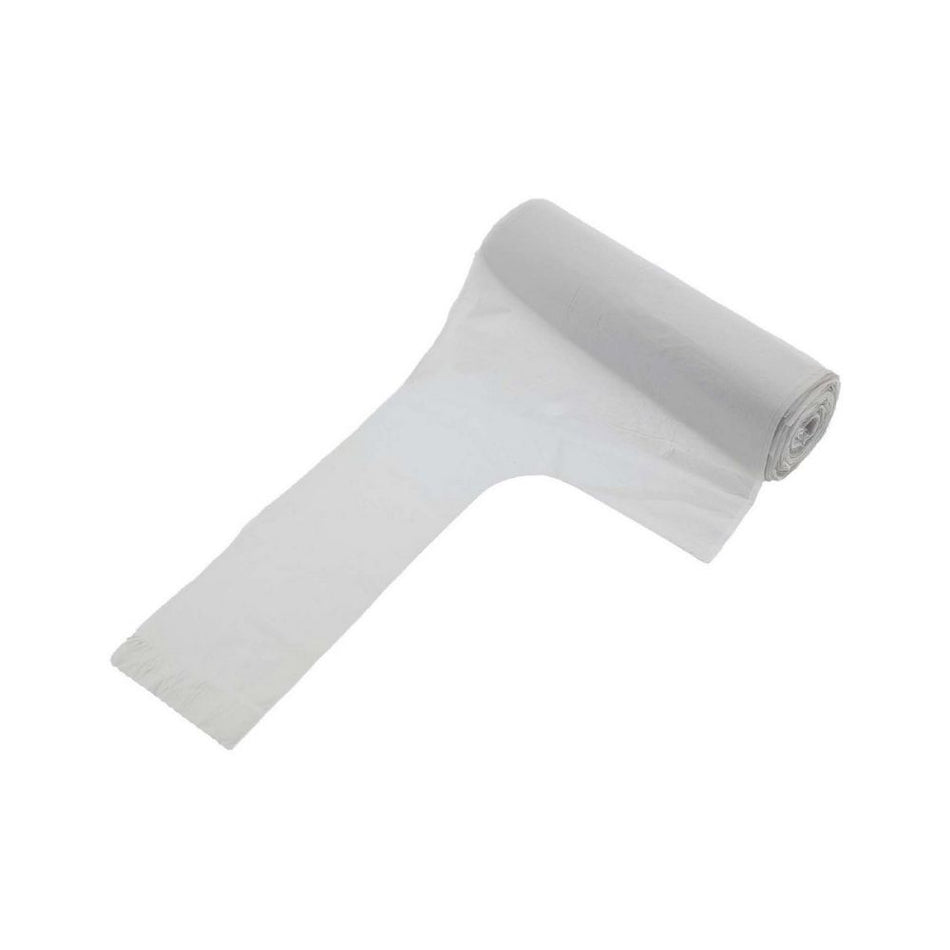 HDPE-Müllbeutel mit  Tragegriff, transparent, 60 l