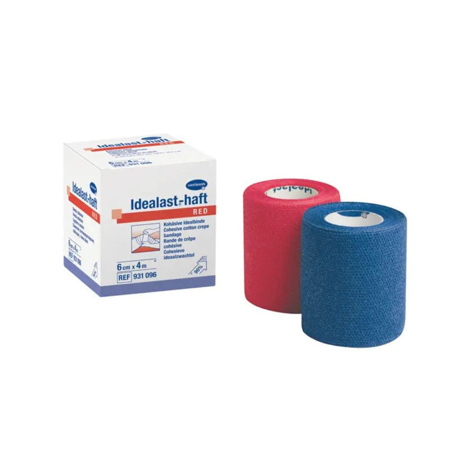 Idealast®-haft Color Fixierbinde, latexfrei, sortiert (5x Blau, 5x Rot)