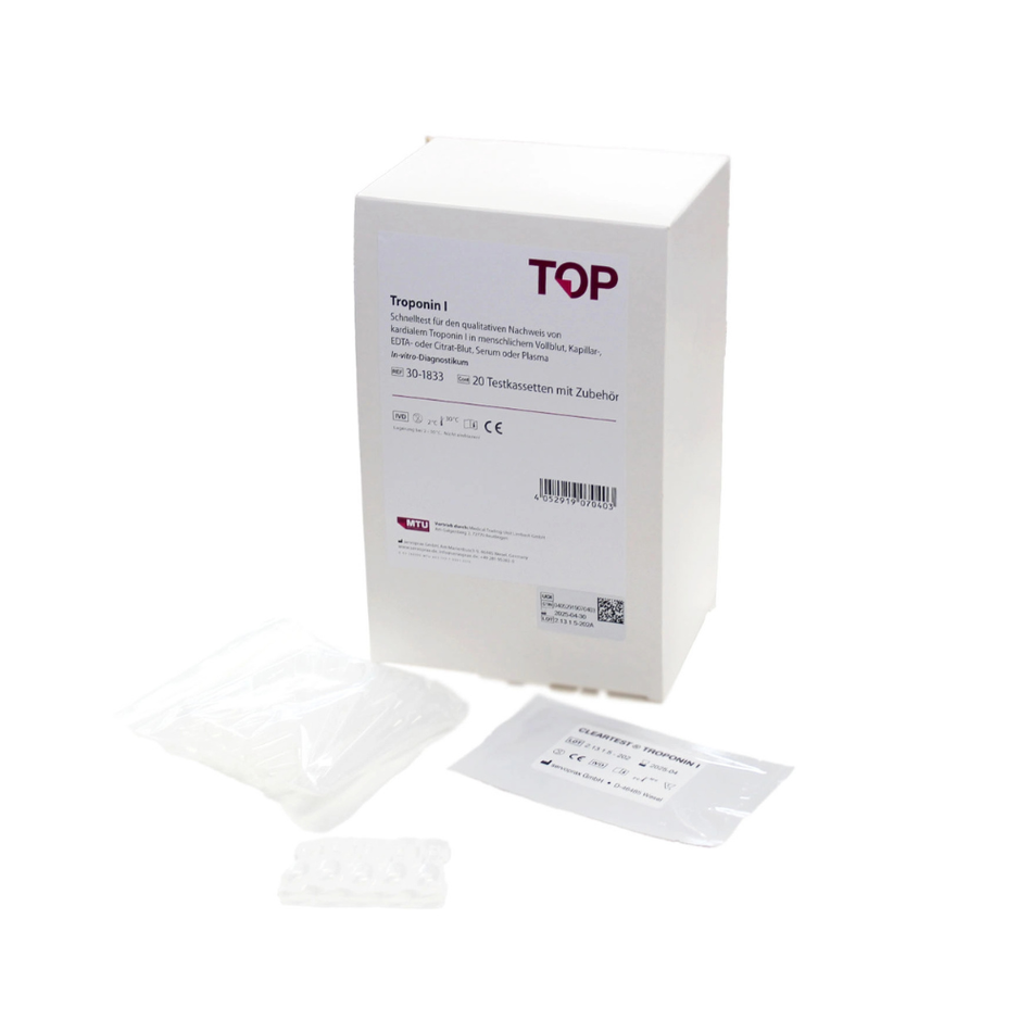 TOP Troponin I Schnelltest für Herzinfarkt-Erkennung