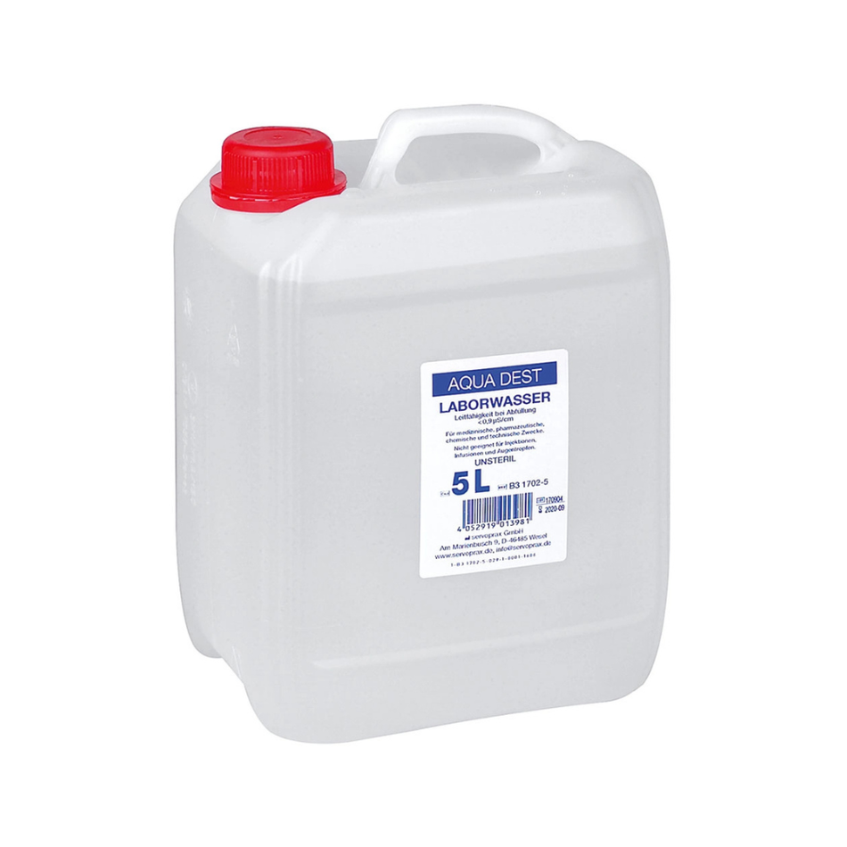 Aqua Dest Laborwasser 5 L