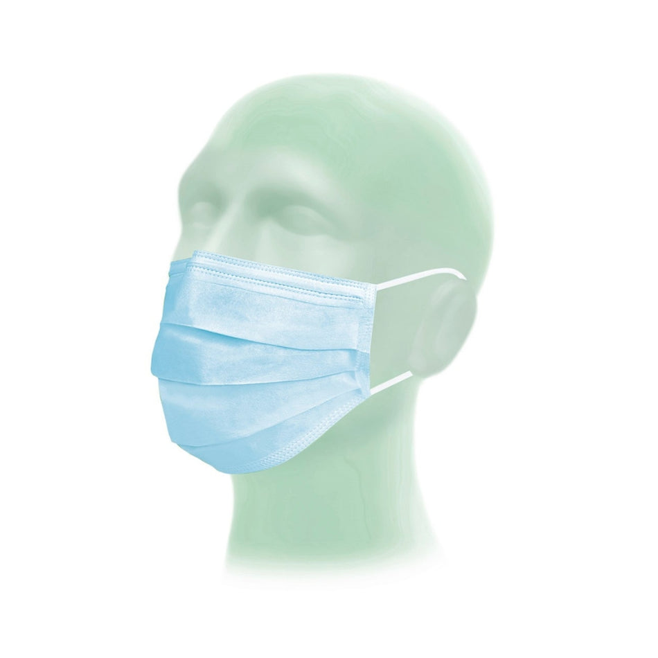 OP/-Einweg-Gesichtsmaske, 3-lagig, Blau