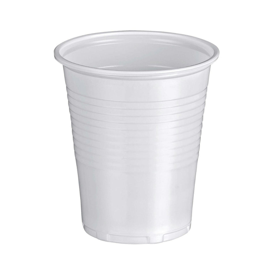 Trinkbecher 150 ml weiss Plastik